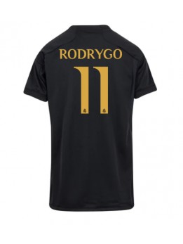 Billige Real Madrid Rodrygo Goes #11 Tredjedrakt Dame 2023-24 Kortermet